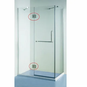 דלת צירים כבדים 180 מעלות דלת זכוכית ארון תצוגה ארון נירוסטה אביזרי אמבטיה כוס ציר דלת 1pc