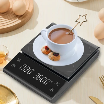 משק בית מידה אלקטרוניקה טיימר במשקל בקנה מידה דיגיטלי קפה המטבח בקנה מידה